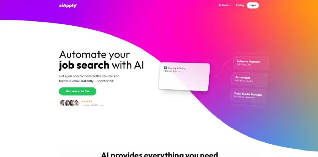 What is the best AI job seeking tool